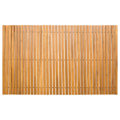 Tappeto da bagno Marrone 100 x 60 cm Legno di Acacia Massello | homemem39