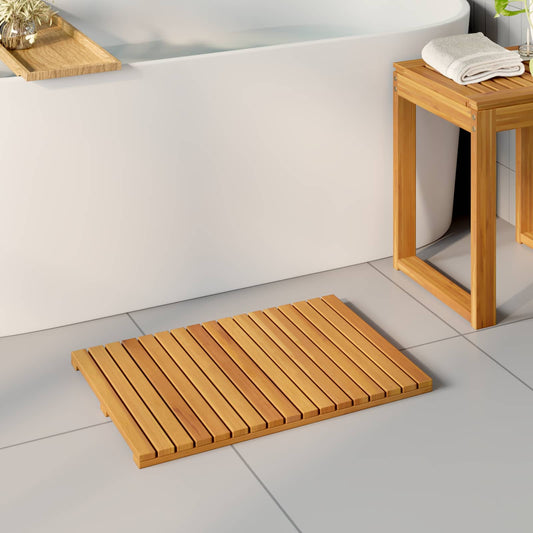 Tappeto da bagno Marrone 60 x 40 cm Legno di Acacia Massello | homemem39