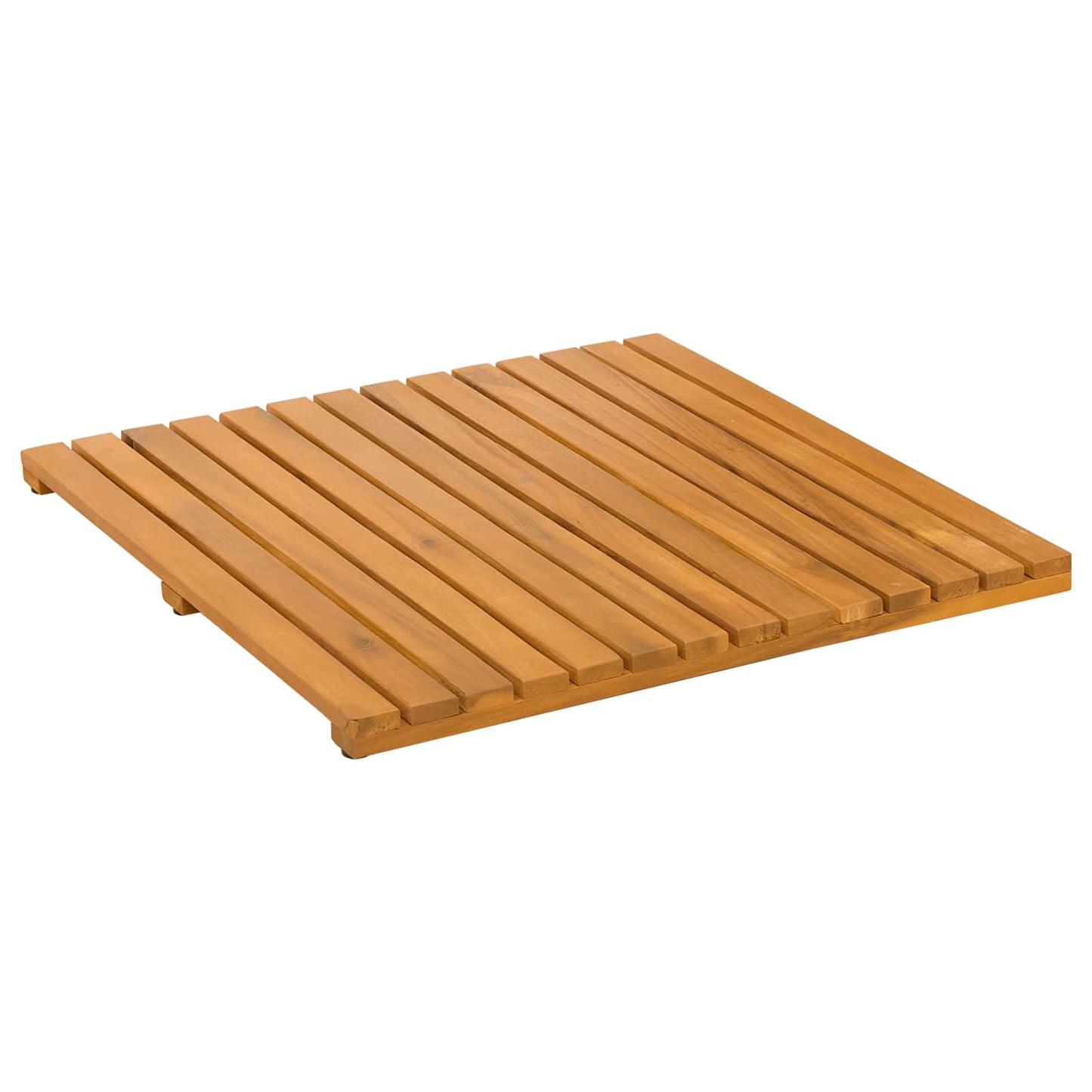 Tappeto da bagno Marrone 50 x 50 cm Legno di Acacia Massello | homemem39