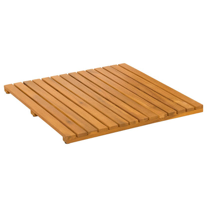 Tappeto da bagno Marrone 50 x 50 cm Legno di Acacia Massello | homemem39