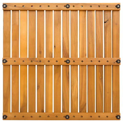 Tappeto da bagno Marrone 50 x 50 cm Legno di Acacia Massello | homemem39