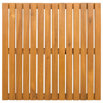 Tappeto da bagno Marrone 50 x 50 cm Legno di Acacia Massello | homemem39