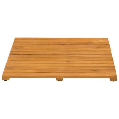 Tappeto da bagno Marrone 50 x 50 cm Legno di Acacia Massello | homemem39