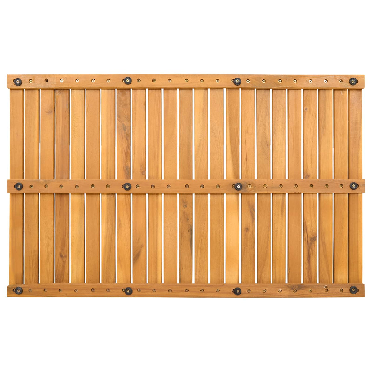 Tappeto da bagno Marrone 80 x 50 cm Legno di Acacia Massello | homemem39
