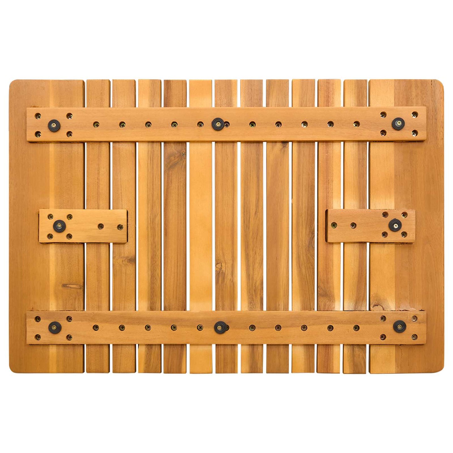 Tappeto da bagno Marrone 59 x 40 cm Legno di Acacia Massello | homemem39