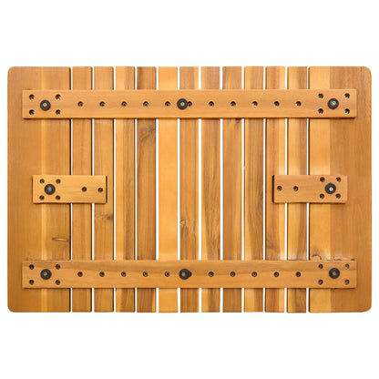 Tappeto da bagno Marrone 59 x 40 cm Legno di Acacia Massello | homemem39