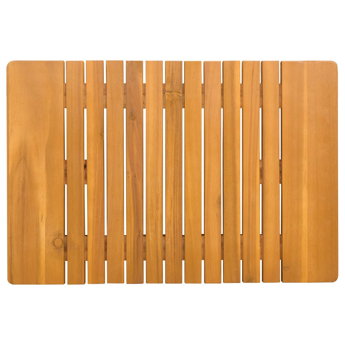 Tappeto da bagno Marrone 59 x 40 cm Legno di Acacia Massello | homemem39