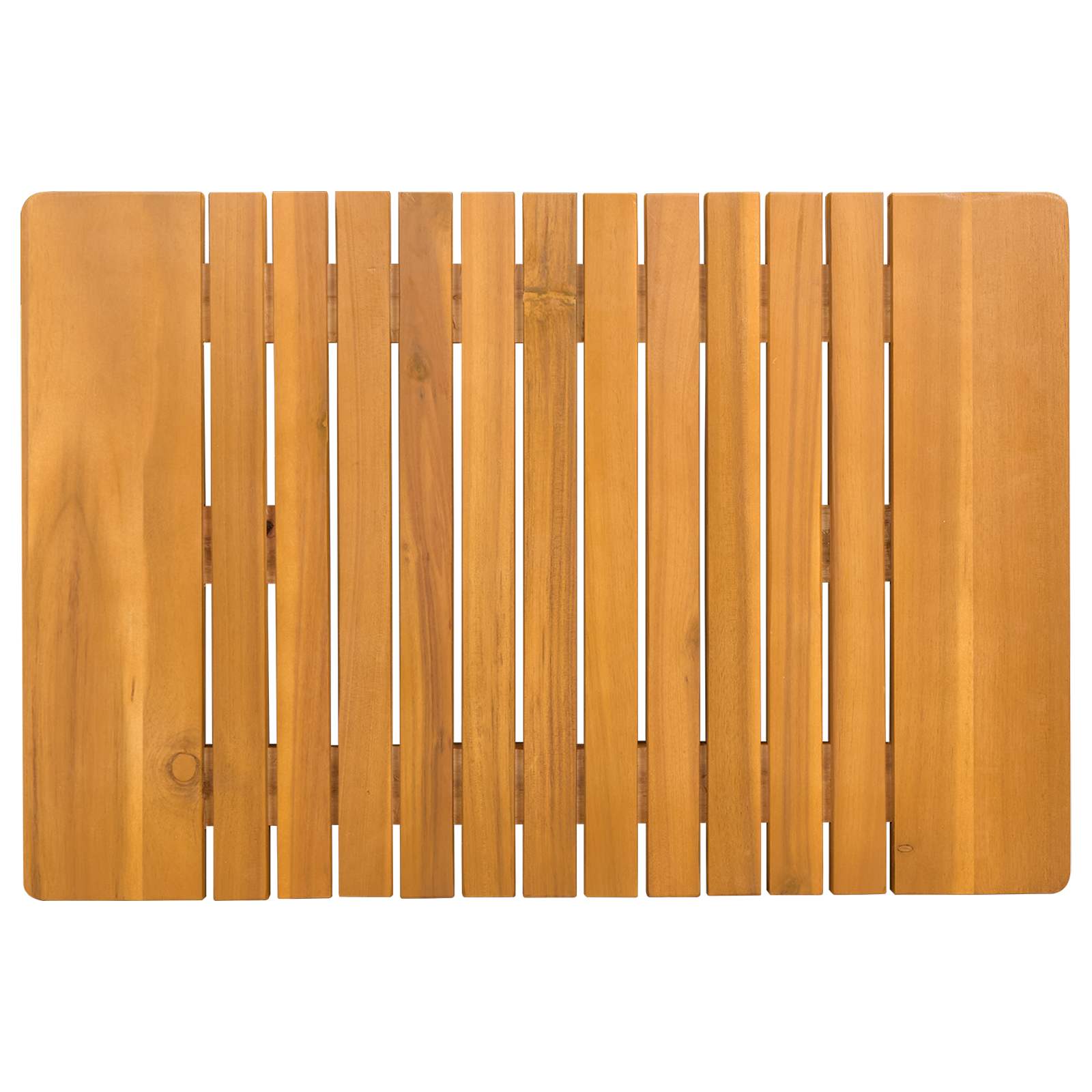 Tappeto da bagno Marrone 59 x 40 cm Legno di Acacia Massello | homemem39