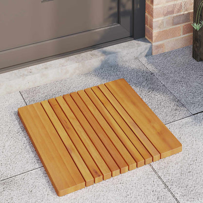 Tappeto da bagno Marrone 52 x 50 cm Legno di Acacia Massello | homemem39