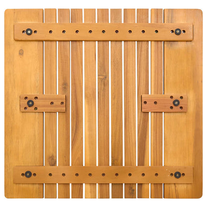 Tappeto da bagno Marrone 52 x 50 cm Legno di Acacia Massello | homemem39