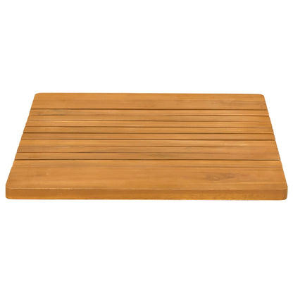 Tappeto da bagno Marrone 52 x 50 cm Legno di Acacia Massello | homemem39