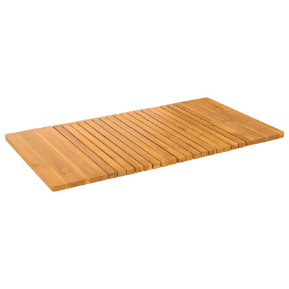 Tappeto da bagno Naturale 100 x 55 cm Legno di Acacia Massello