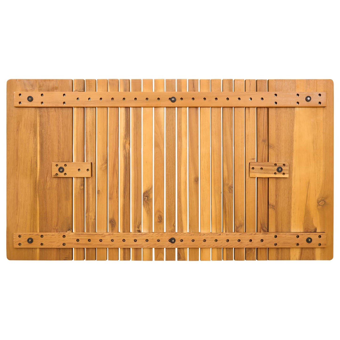 Tappeto da bagno Marrone 100 x 55 cm Legno di Acacia Massello | homemem39