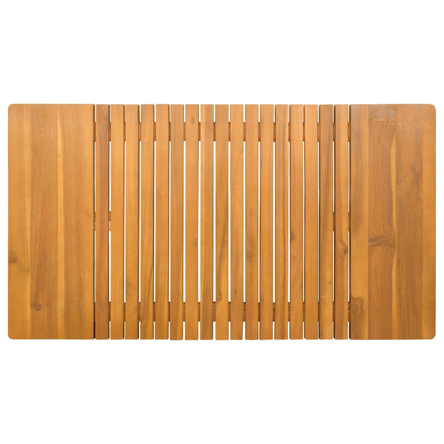 Tappeto da bagno Naturale 100 x 55 cm Legno di Acacia Massello