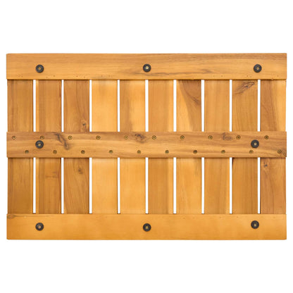 Tappeto da bagno Marrone 60 x 40 cm Legno di Acacia Massello | homemem39