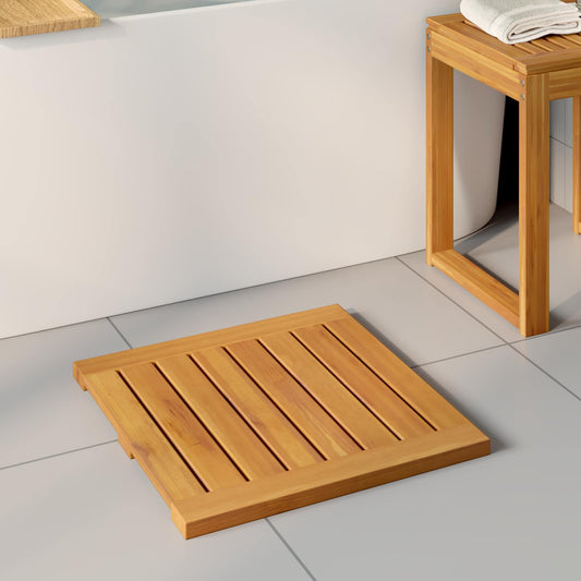Tappeto da bagno Marrone 50 x 50 cm Legno di Acacia Massello | homemem39