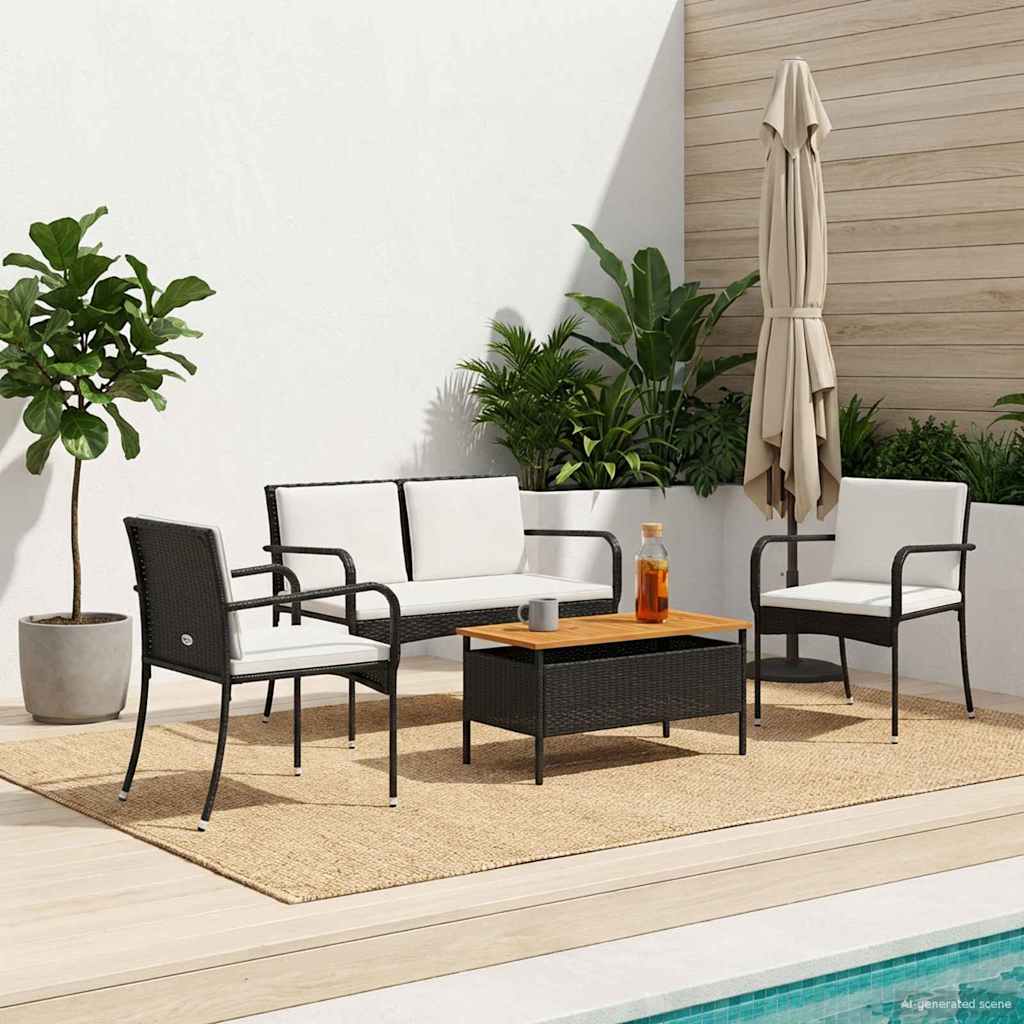 Set da giardino con cuscino acciaio | homemem39