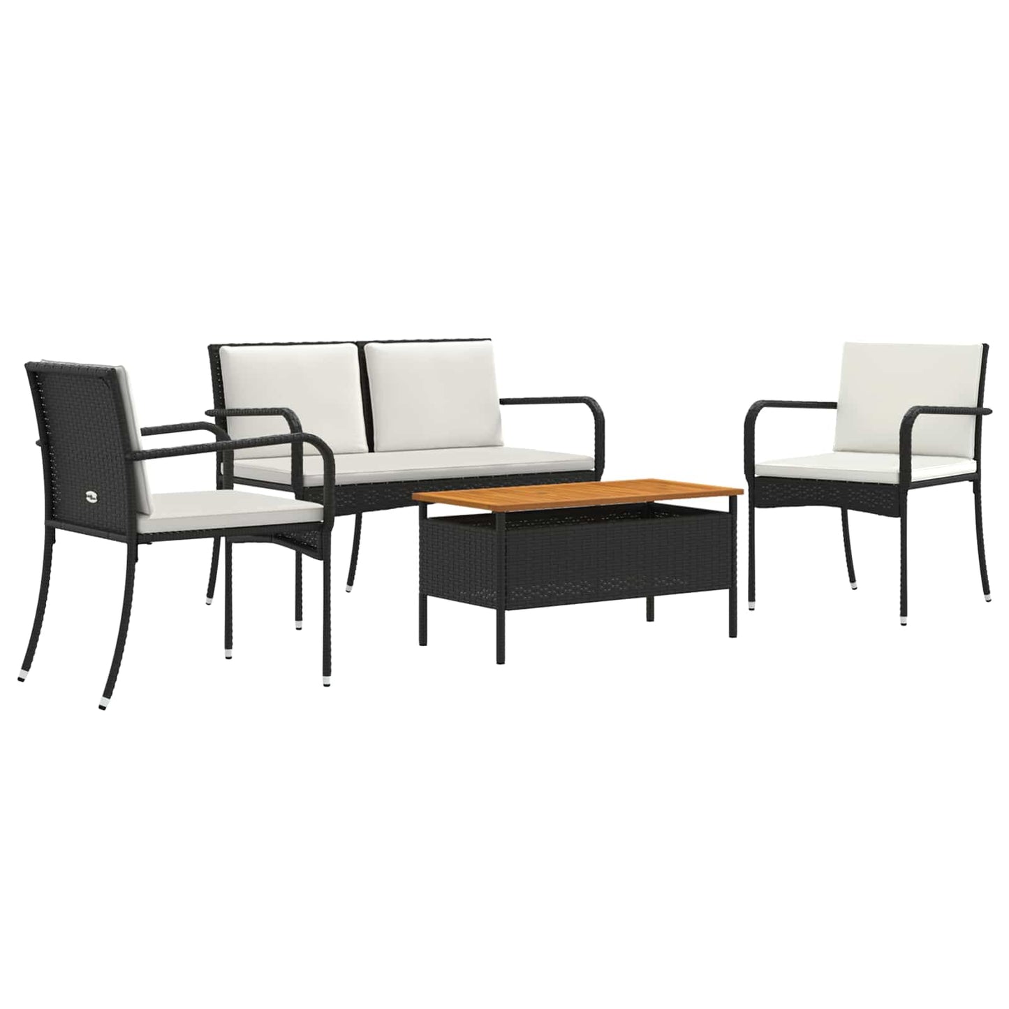 Set da giardino con cuscino acciaio | homemem39