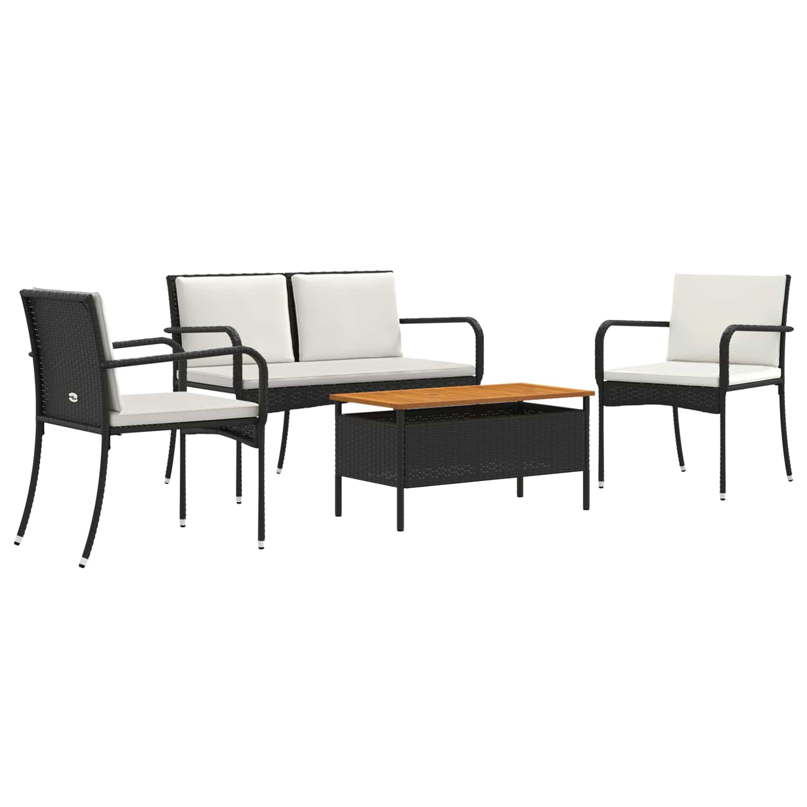 Set da giardino con cuscino acciaio | homemem39