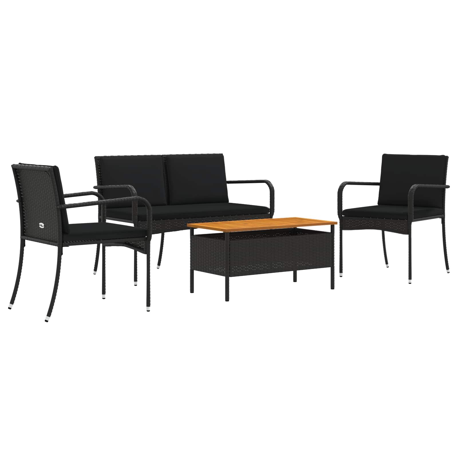 Set da giardino con cuscino acciaio | homemem39