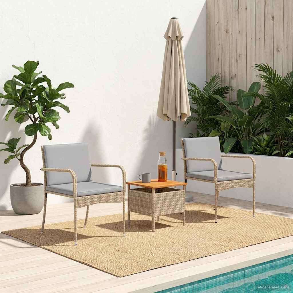 Set da giardino con cuscino acciaio | homemem39