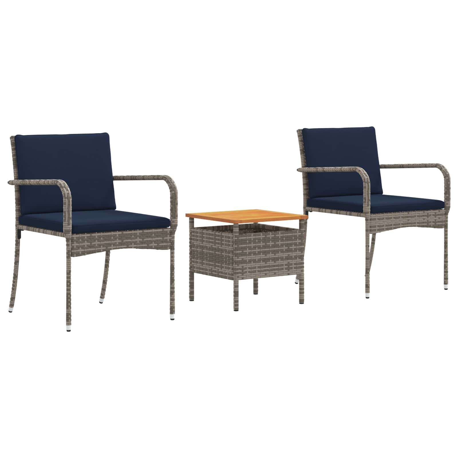 Set da giardino con cuscino acciaio | homemem39