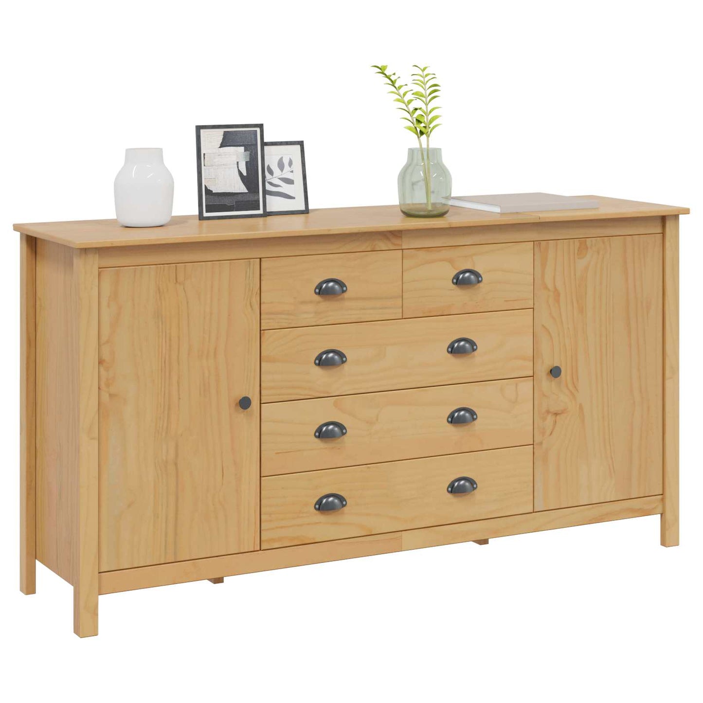 Credenza con cassetto HILL Marrone miele 154 x 40 x 80 cm | homemem39