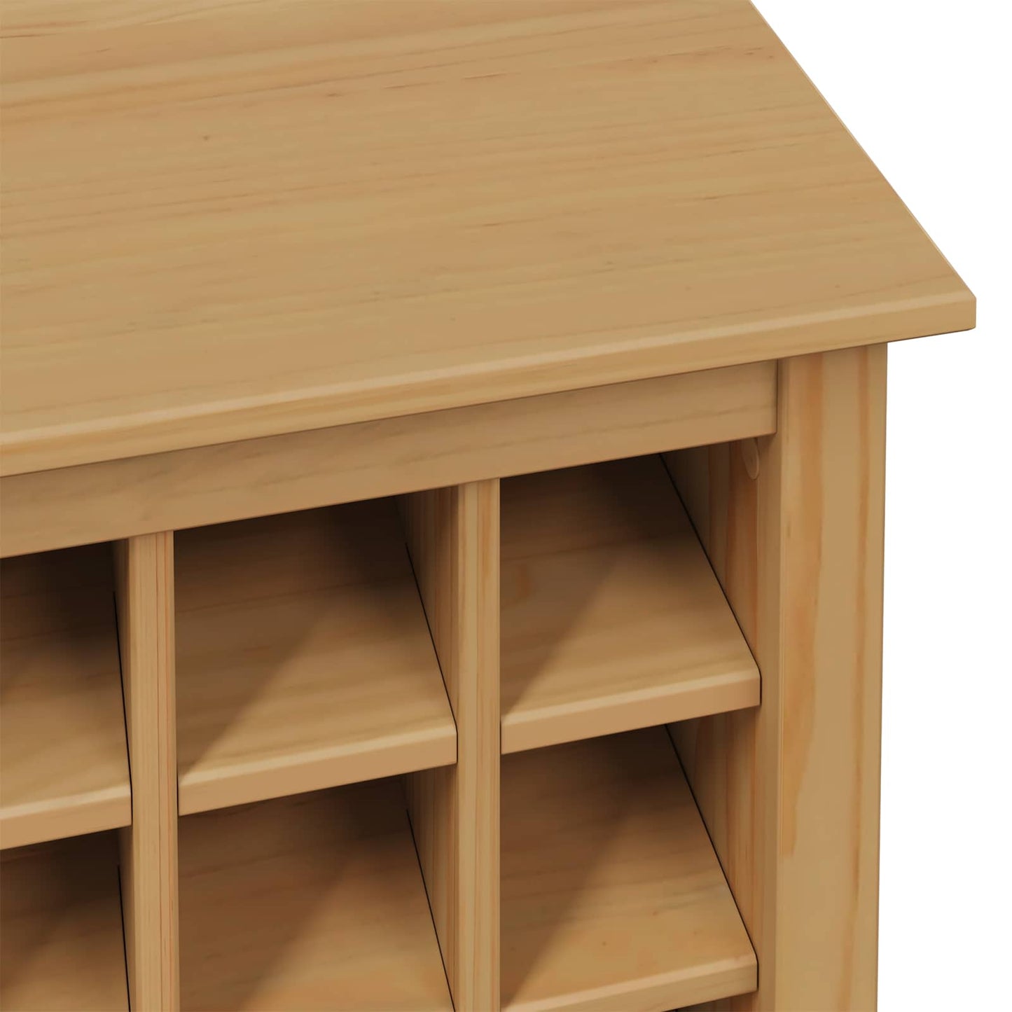 Mobile per vino HILL Marrone miele 79.5 x 40 x 107.5 cm | homemem39