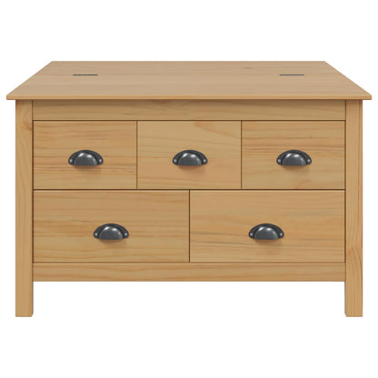 Tavolino da salotto HILL Marrone miele 79,5 x 79,5 x 49 cm | homemem39