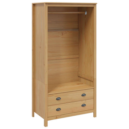 Guardaroba con cassetto HILL Marrone miele 84 x 50 x 170 cm | homemem39