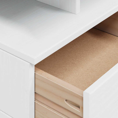 Armadio da Notte con cassetto HILL Bianco 40 x 31 x 27 cm | homemem39