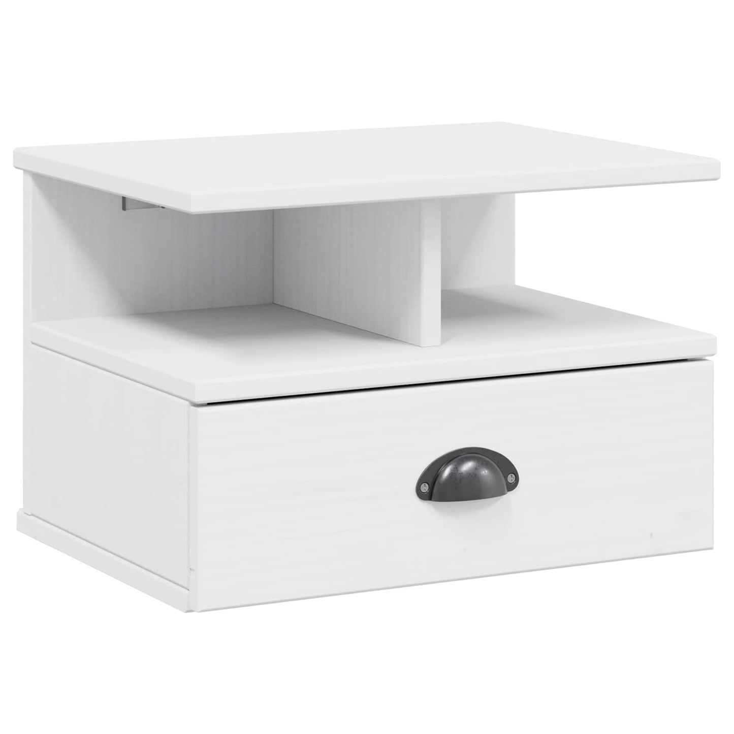 Armadio da Notte con cassetto HILL Bianco 40 x 31 x 27 cm