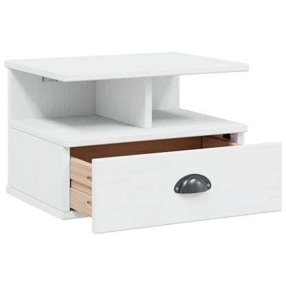 Armadio da Notte con cassetto HILL Bianco 40 x 31 x 27 cm