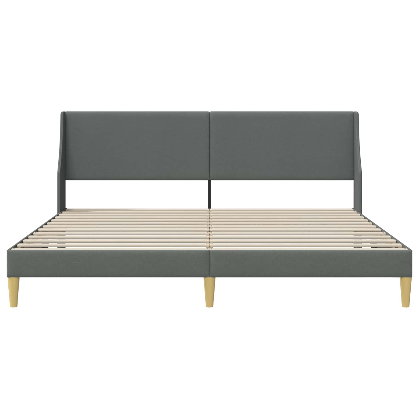 Struttura del letto Grigio scuro 180 x 200 cm Velluto | homemem39