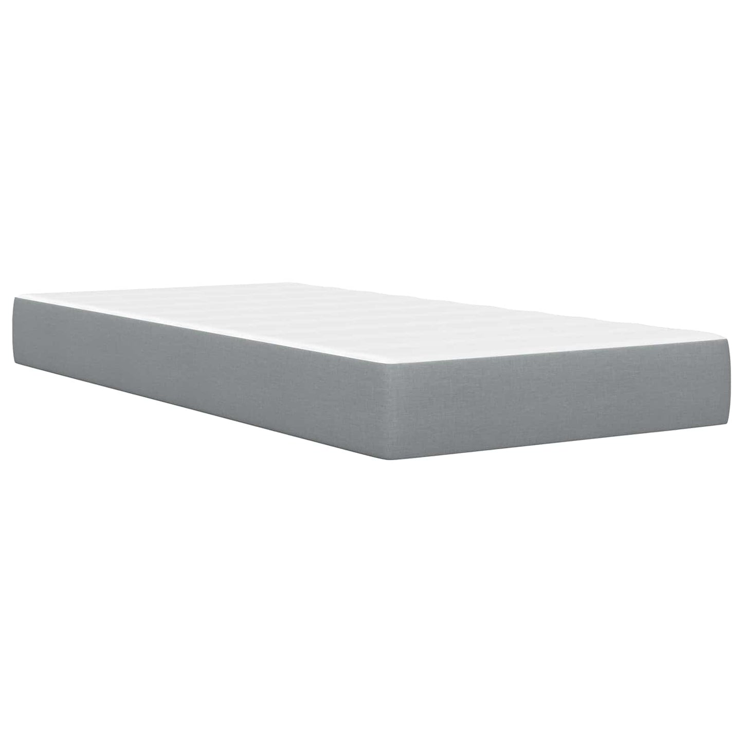 Struttura letto con materasso Grigio chiaro 80x 200 cm | homemem39