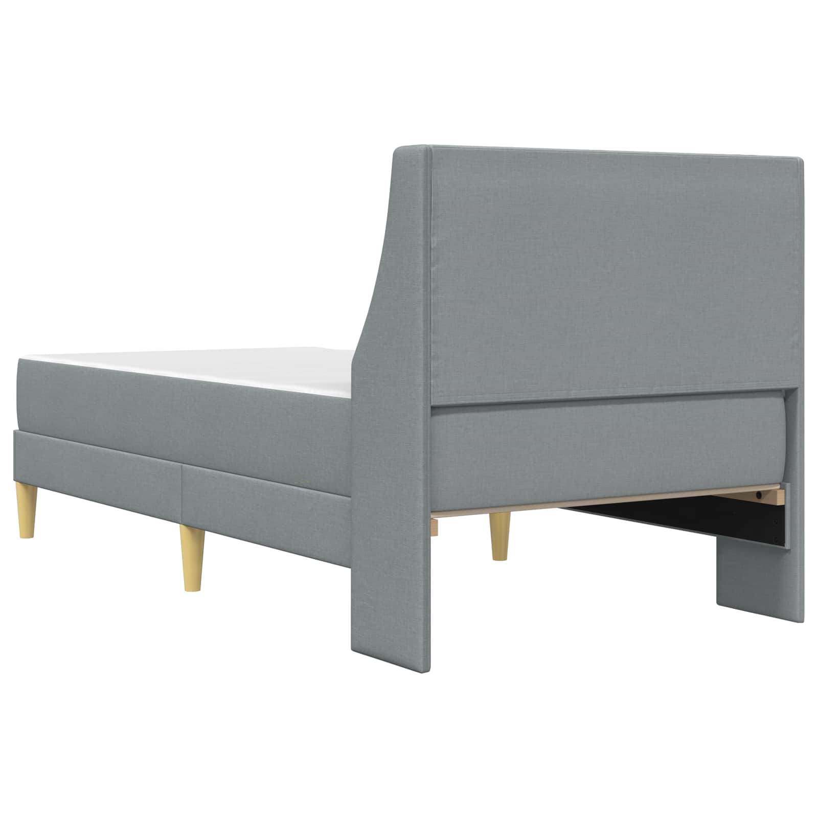 Struttura letto con materasso Grigio chiaro 80x 200 cm | homemem39