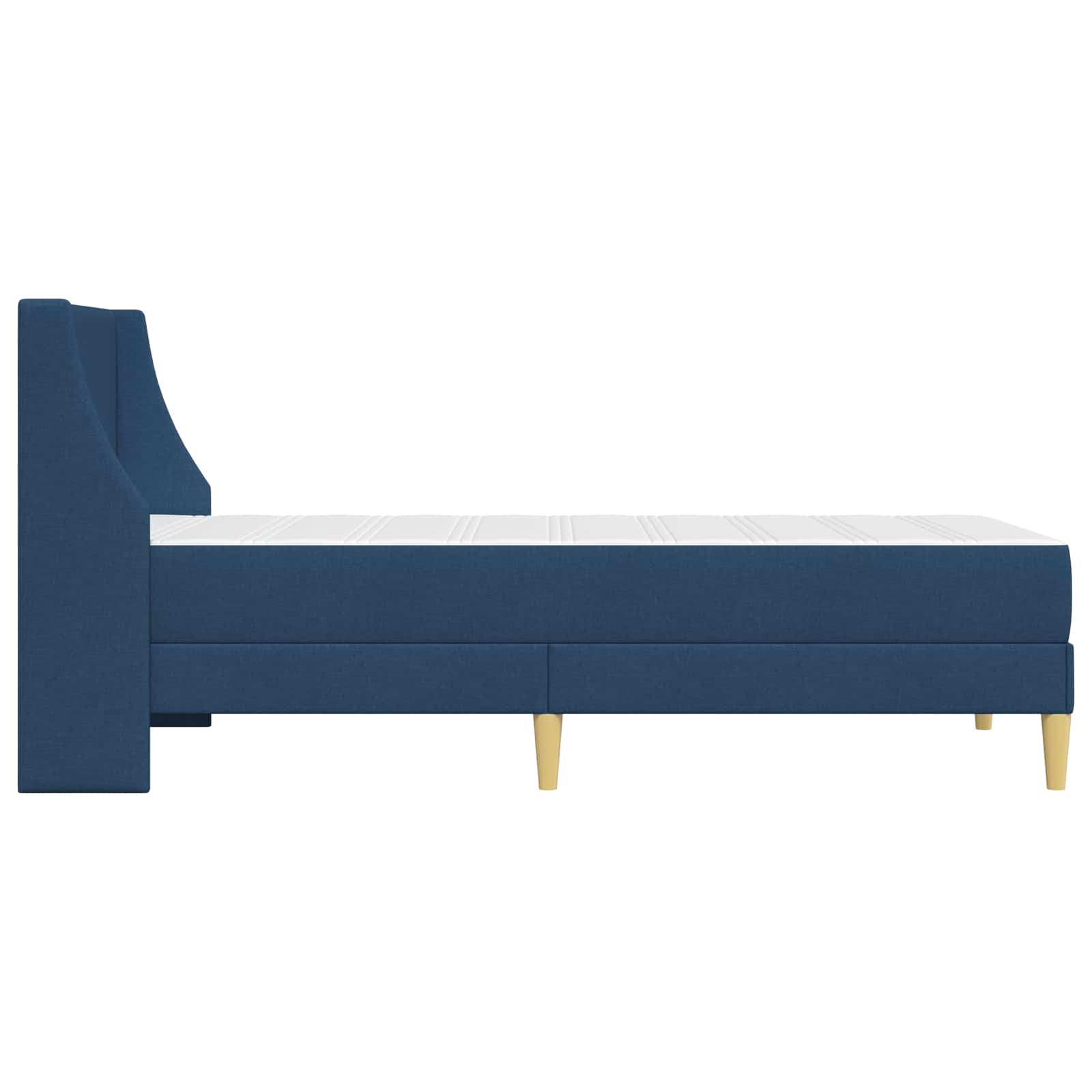 Struttura letto con materasso Blu 80x 200 cm Poliestere | homemem39