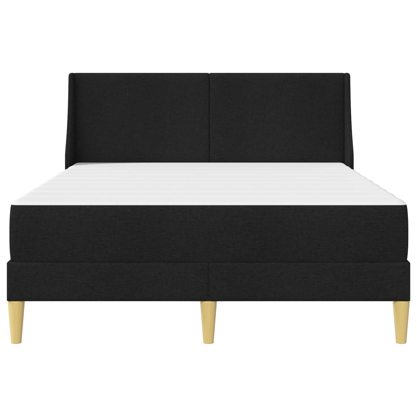 Struttura letto con materasso Nero 120 x 190 cm Poliestere | homemem39
