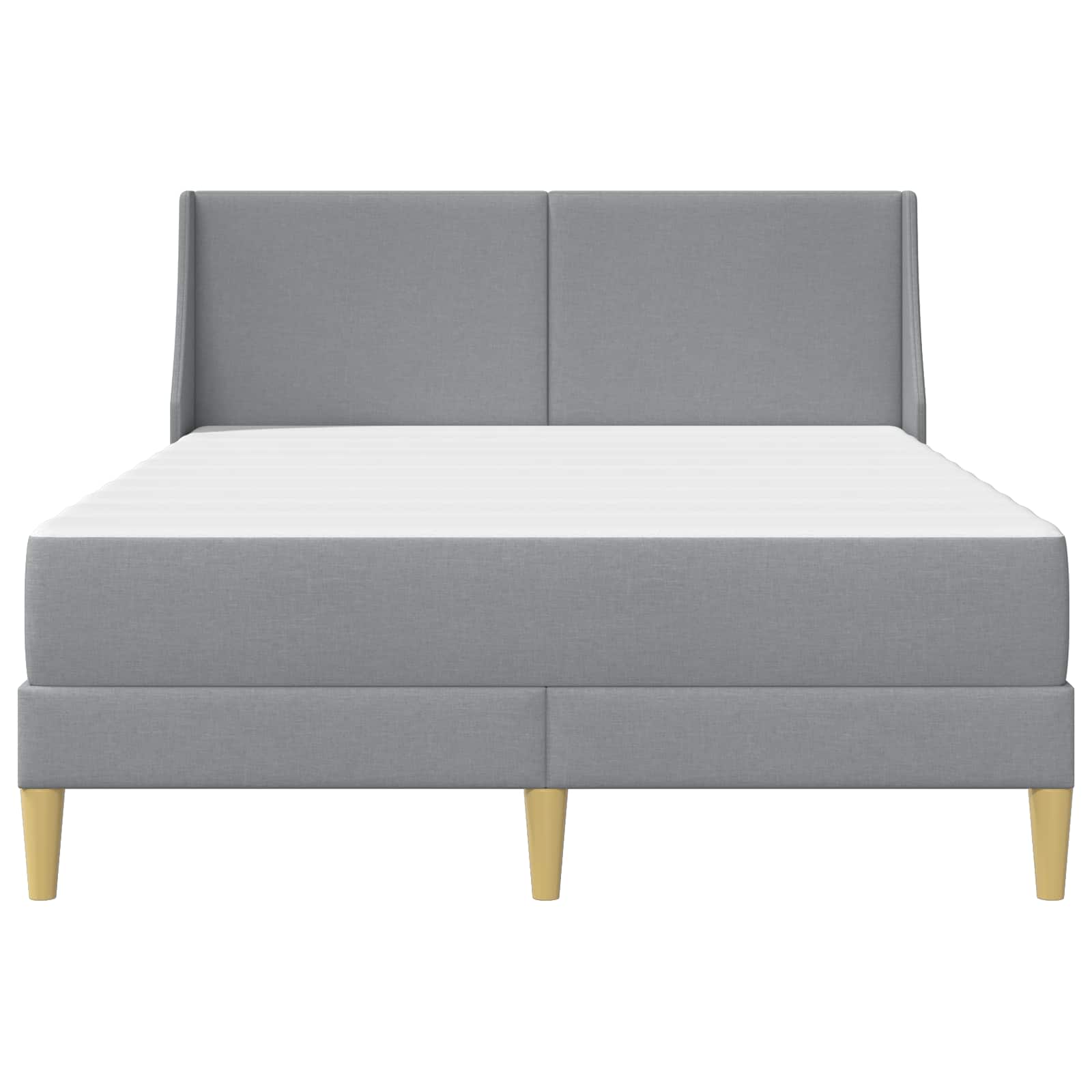 Struttura letto con materasso Grigio chiaro 140 x 200 cm | homemem39
