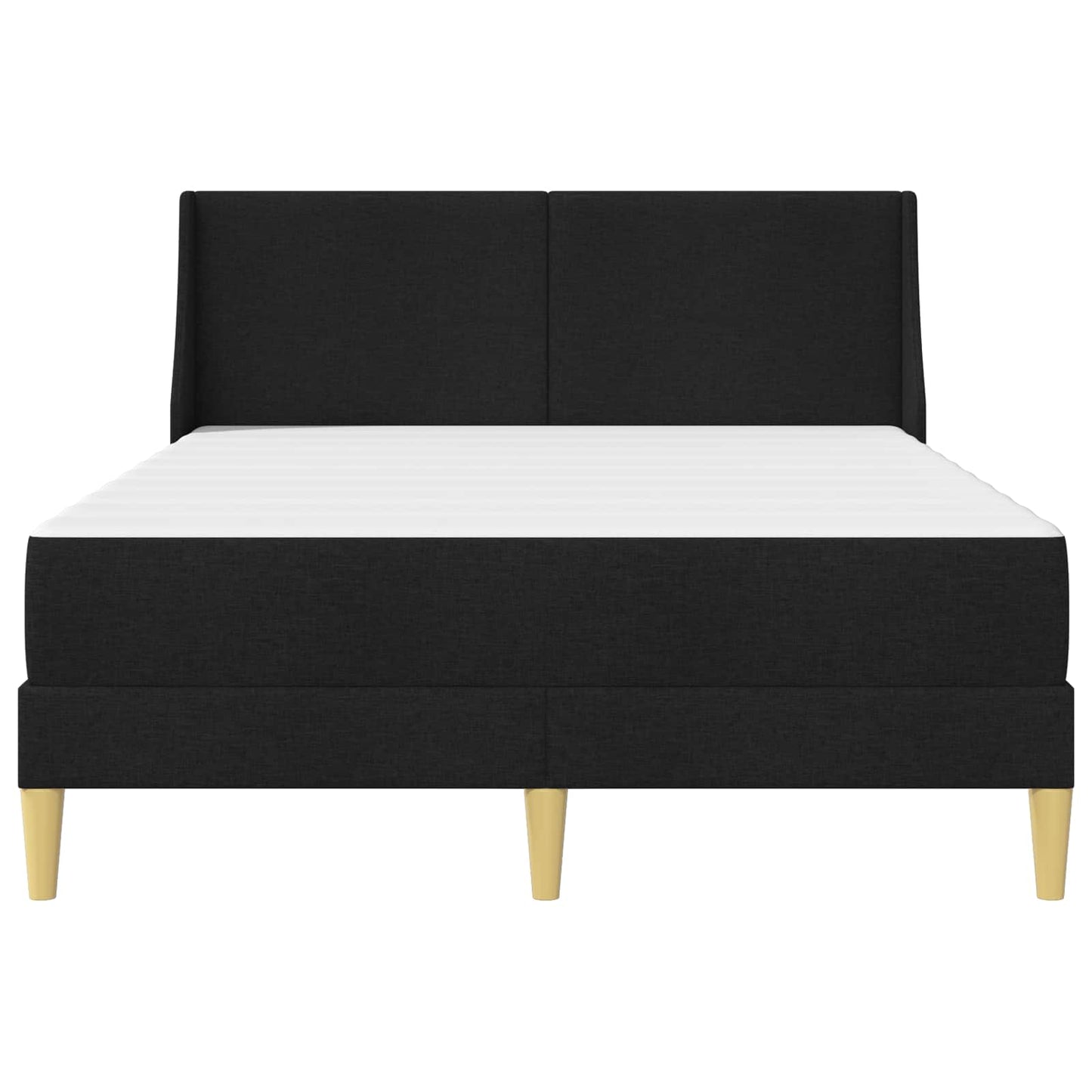Struttura letto con materasso Nero 160 x 200 cm Poliestere | homemem39