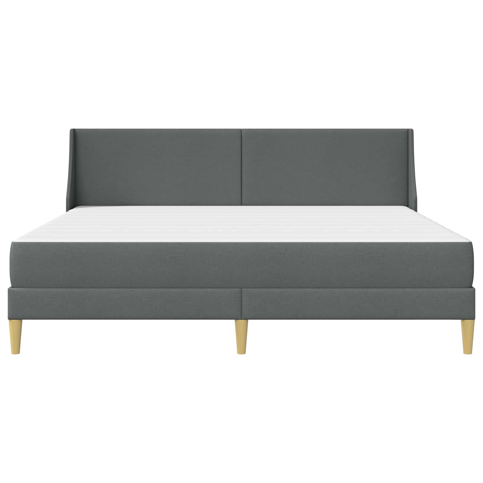 Struttura letto con materasso Grigio scuro 180 x 200 cm | homemem39