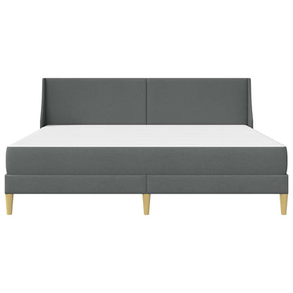 Struttura letto con materasso Grigio scuro 180 x 200 cm | homemem39