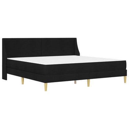 Struttura letto con materasso Nero 180 x 200 cm Poliestere | homemem39