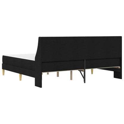 Struttura letto con materasso Nero 180 x 200 cm Poliestere | homemem39