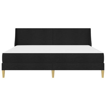 Struttura letto con materasso Nero 180 x 200 cm Poliestere | homemem39
