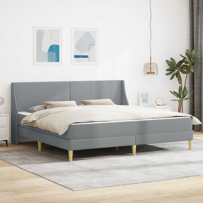 Struttura letto con materasso Grigio chiaro 200 x 200 cm | homemem39