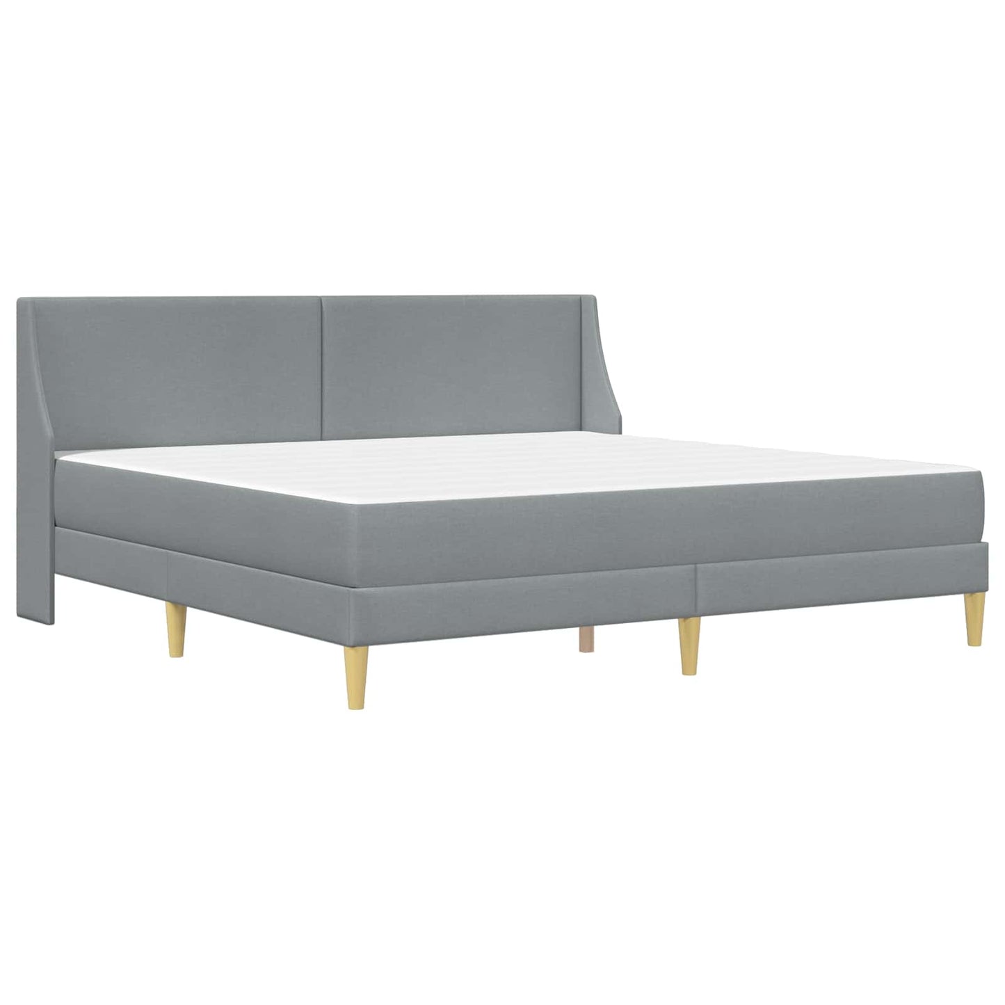 Struttura letto con materasso Grigio chiaro 200 x 200 cm | homemem39