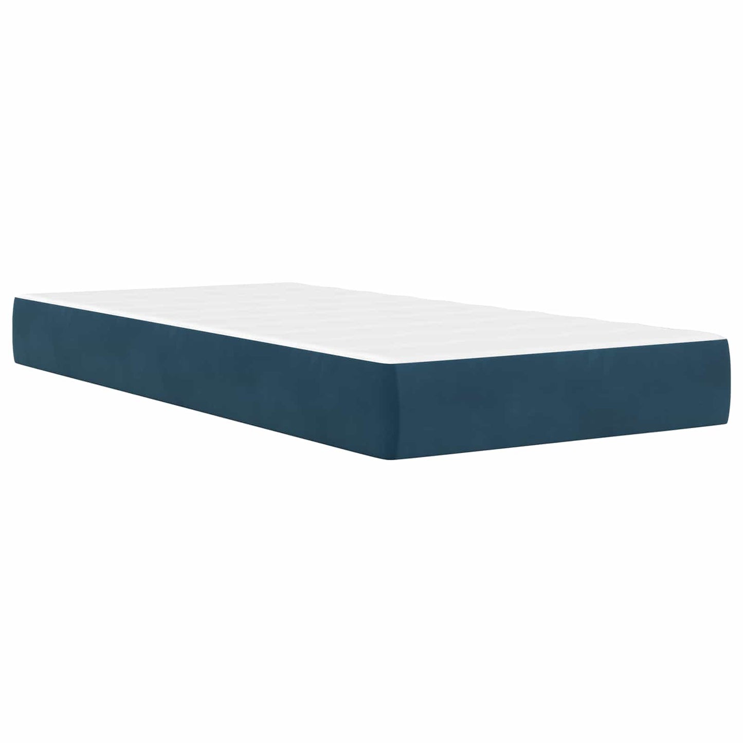Struttura letto con materasso Blu 80 x 200 cm Velluto | homemem39