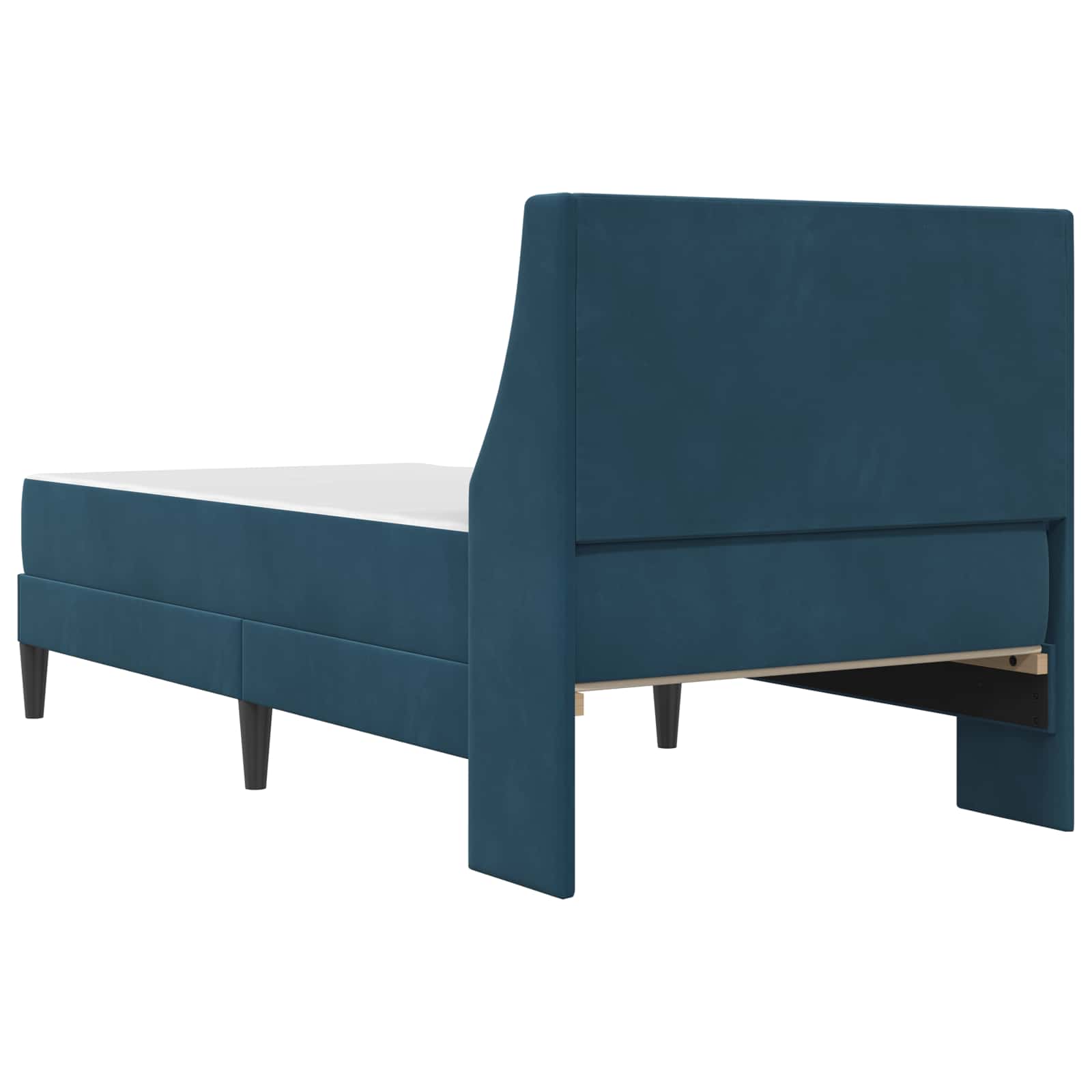 Struttura letto con materasso Blu 80 x 200 cm Velluto | homemem39