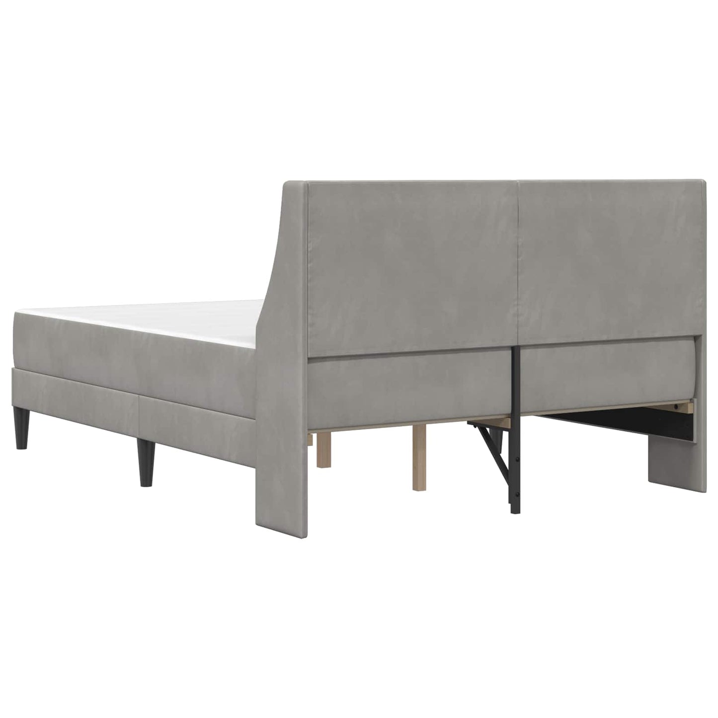 Struttura letto con materasso Grigio chiaro 120 x 200 cm | homemem39